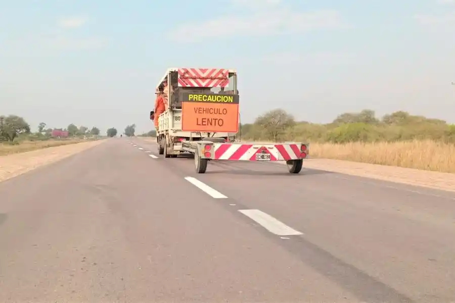 Vialidad Nacional sigue con los trabajos en Ruta Nº 95