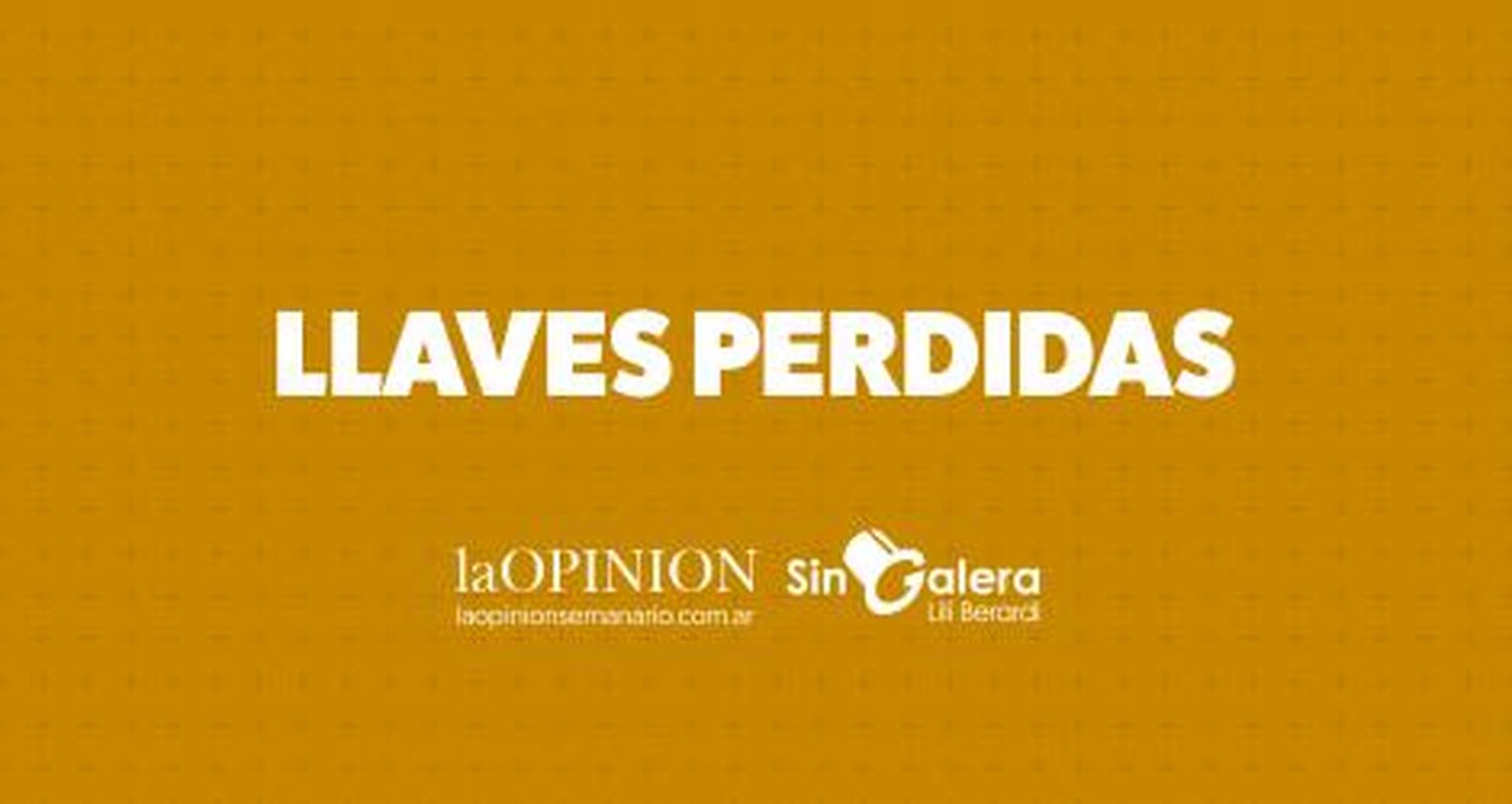 Llaves perdidas con llavero de Trilenium
