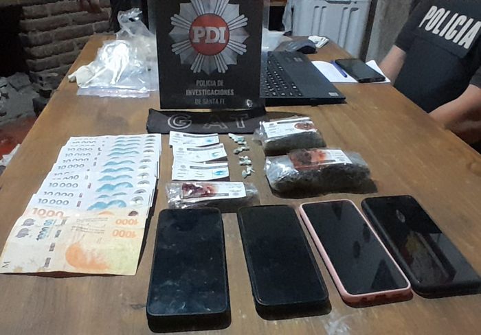 allanamiento pdi santa fe santo tome microtráfico - 1