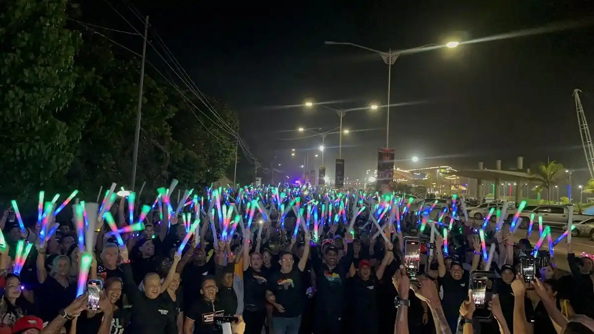 GUAIREÑOS CAMINAN POR EL ESEQUIBO: el gobernador Terán asegura que están «dispuestos a defender el territorio»