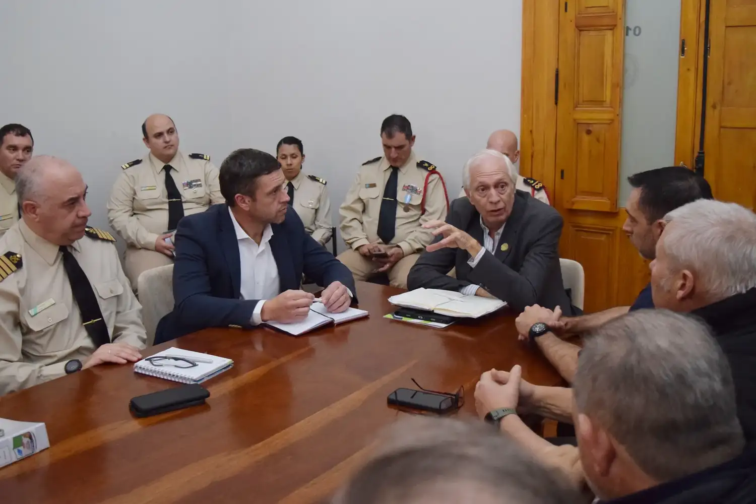 Reunión para coordinar protocolo