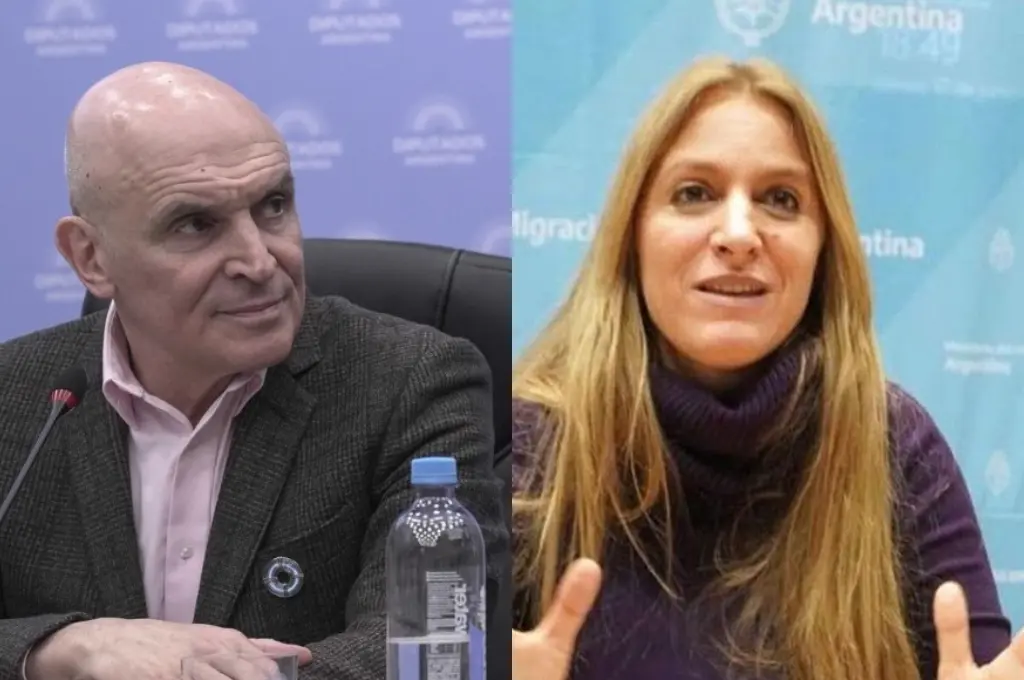 José Luis Espert y Florencia Carignano
