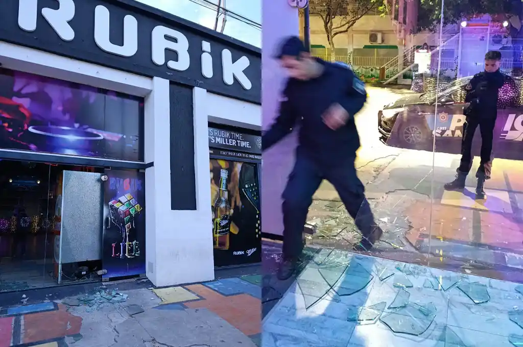 Daños destrozos vidriera rubik - 2