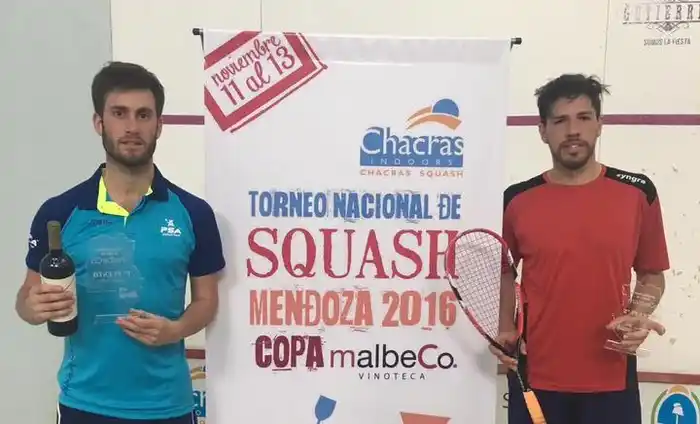 Leandro Romiglio ganador del torneo en Mendoza.