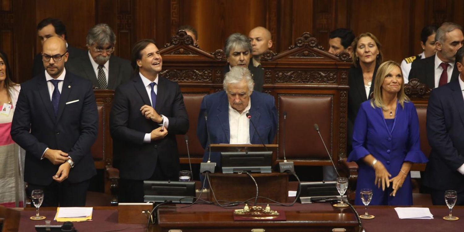 Mujica, Lacalle Pou y Argimón