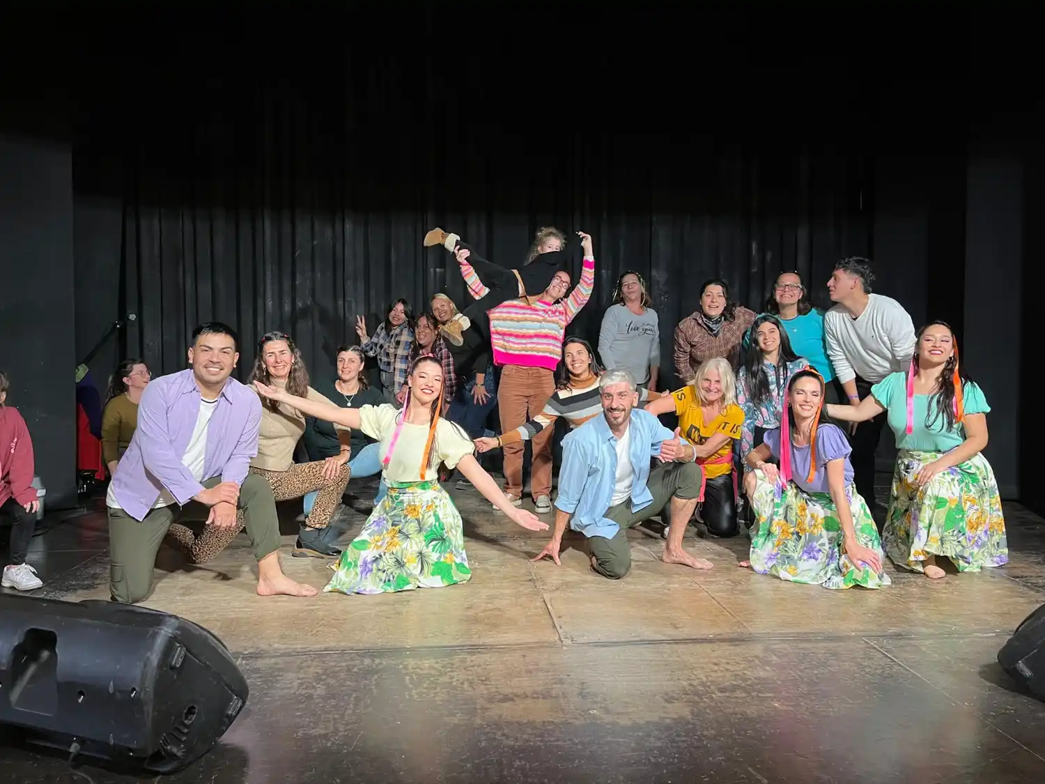 Las danzas fueron parte del festejo.