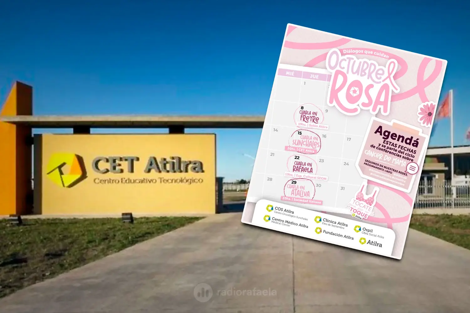 Victoria Gaggi, del Área de Comunicación y Diseño en Fundación Atilra | Octubre Rosa: Atilra llevará un ciclo de conferencias sobre prevención y salud a toda la región