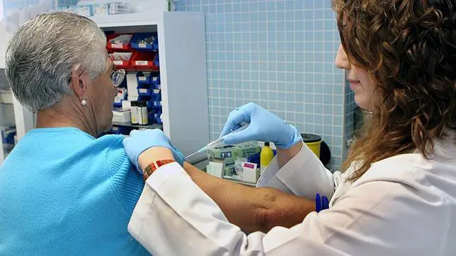 Vacunan contra la gripe en los centros de salud