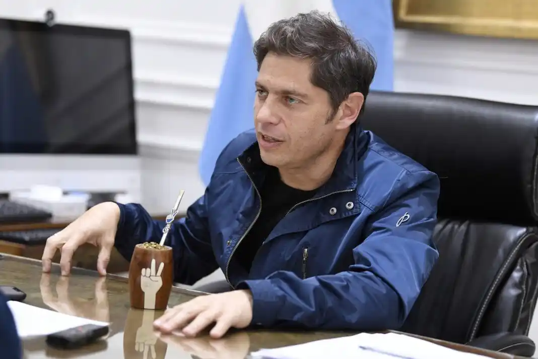 El gobernador bonaerense, Axel Kicillof.