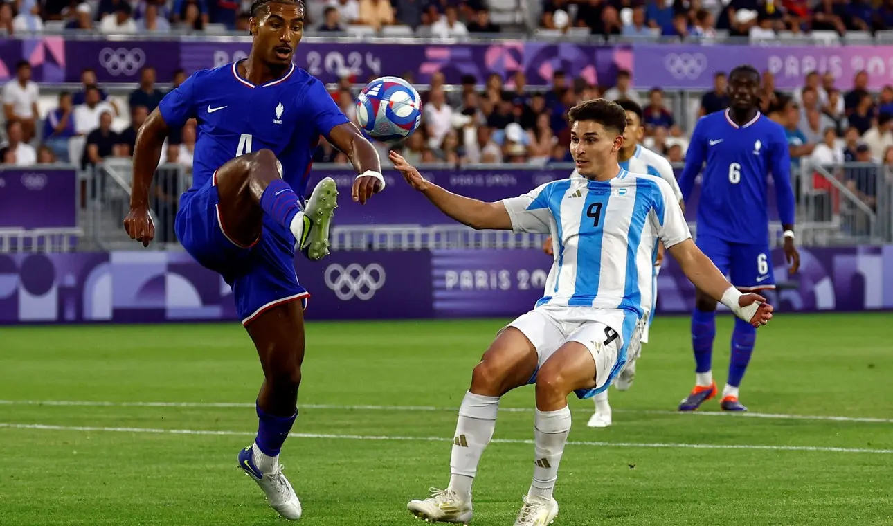 La Selección Sub 23 perdió 1-0 con Francia en cuartos de final y quedó eliminada de los Juegos Olímpicos