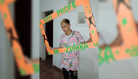 Instructor de zumba a los 14 años