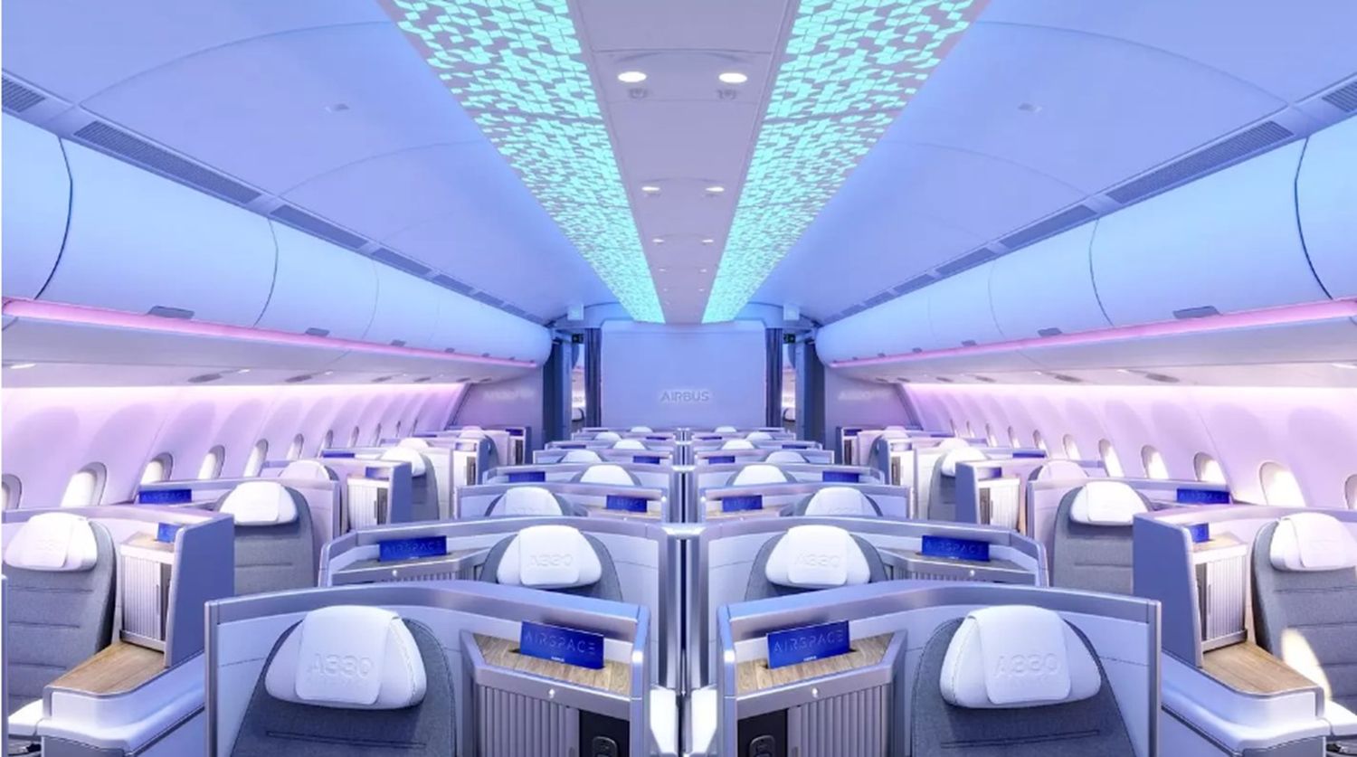 Airbus revela nuevas características interiores de Airspace para el A330neo en AIX