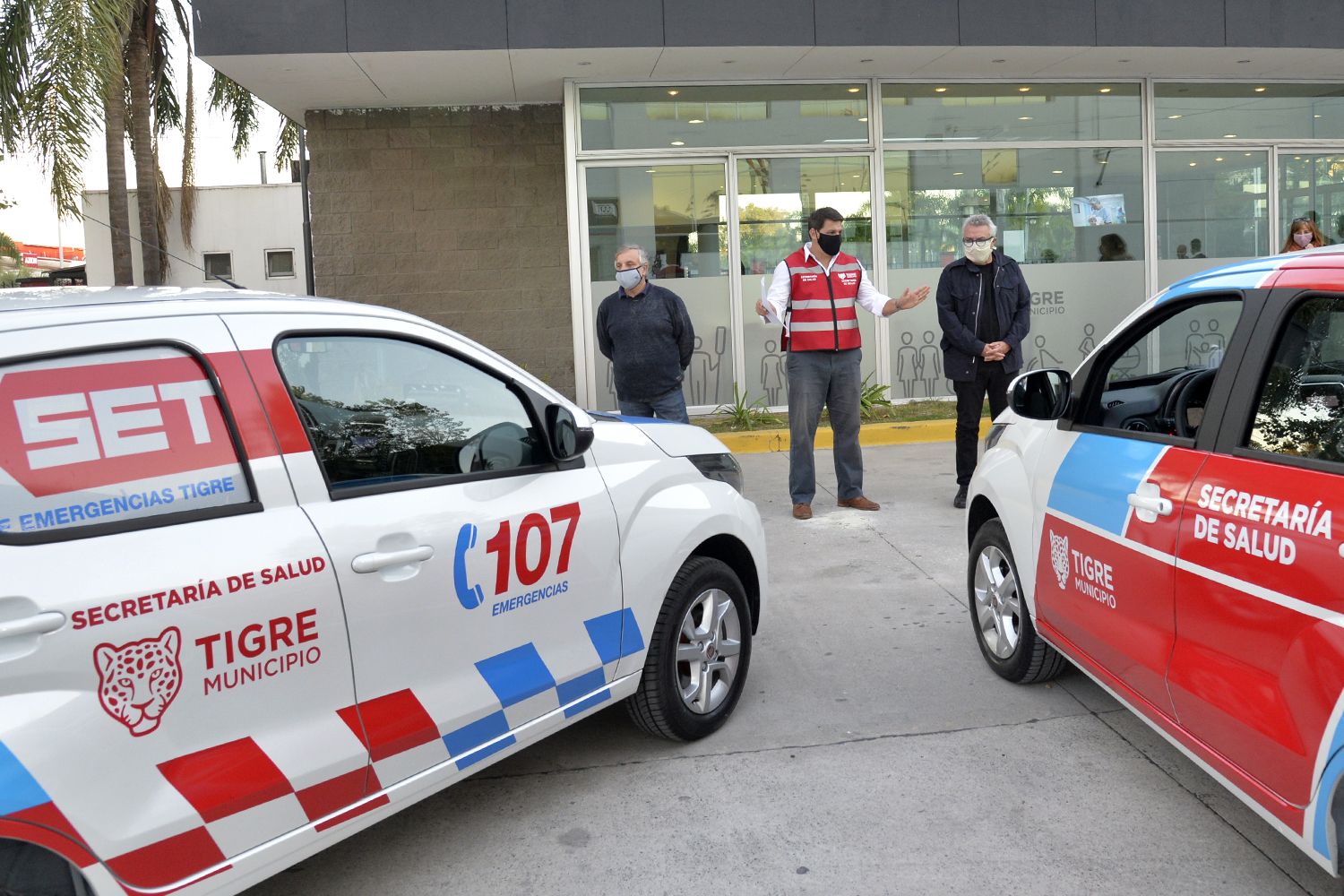 Tigre: Zamora presentó nuevos móviles para el sistema de salud local