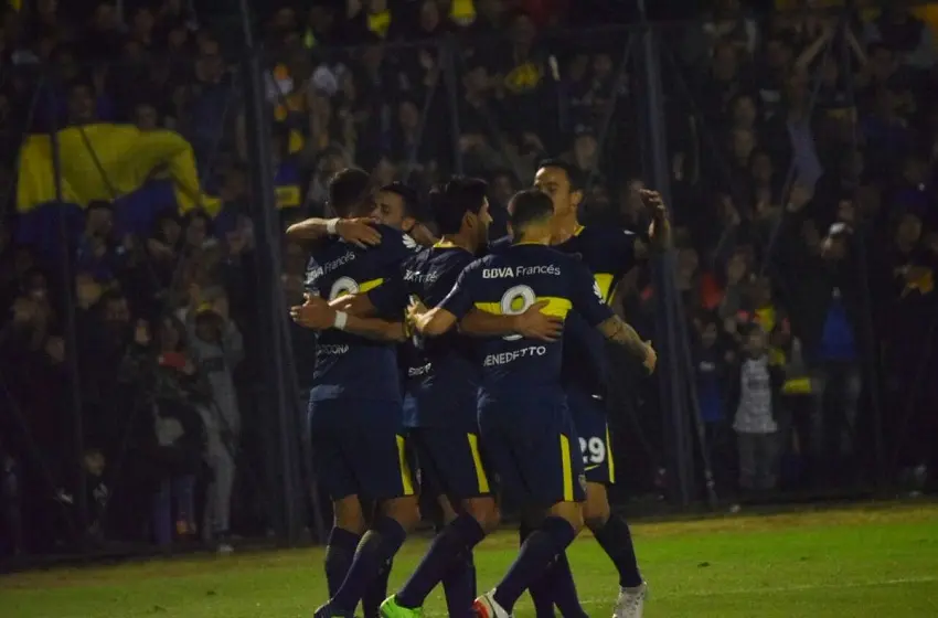Boca debutó con paliza ante Gimnasia y Tiro