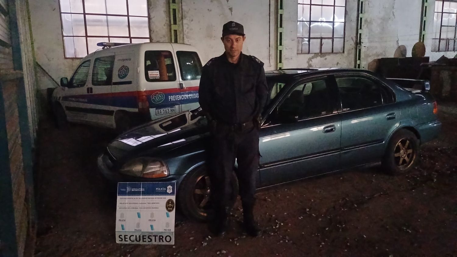 Eludió un control y chocó un móvil antes de ser capturado en otra persecución