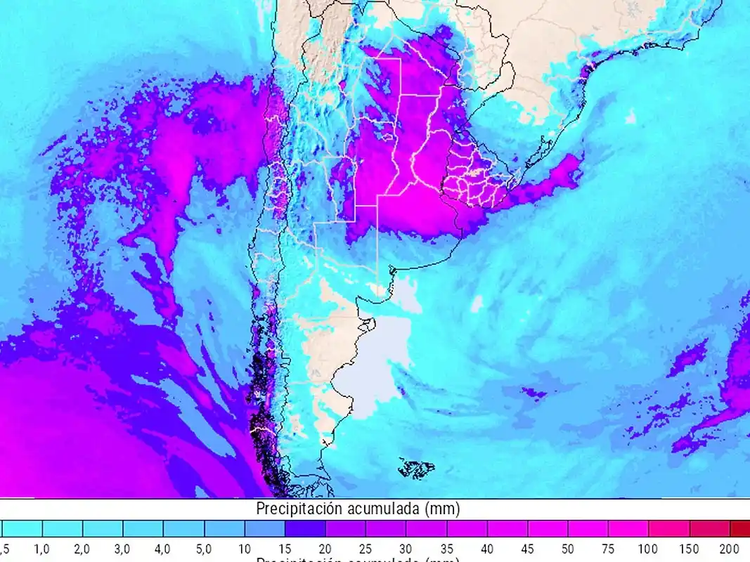 Alertan por “un gran evento de lluvias en el centro de Argentina”, la próxima semana