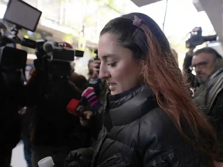 Jana Maradona declaró en medio de llanto en el juicio por la muerte de su padre, Diego Maradona. Foto: RSFotos