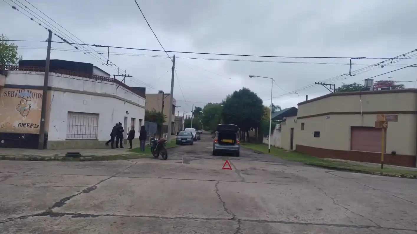 El siniestro ocurrió en la esquina de Dávila y Belgrano.