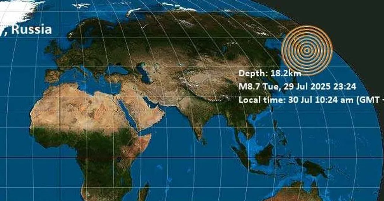 Terremoto sacude el este de Rusia y desata alerta de tsunami en el Pacífico