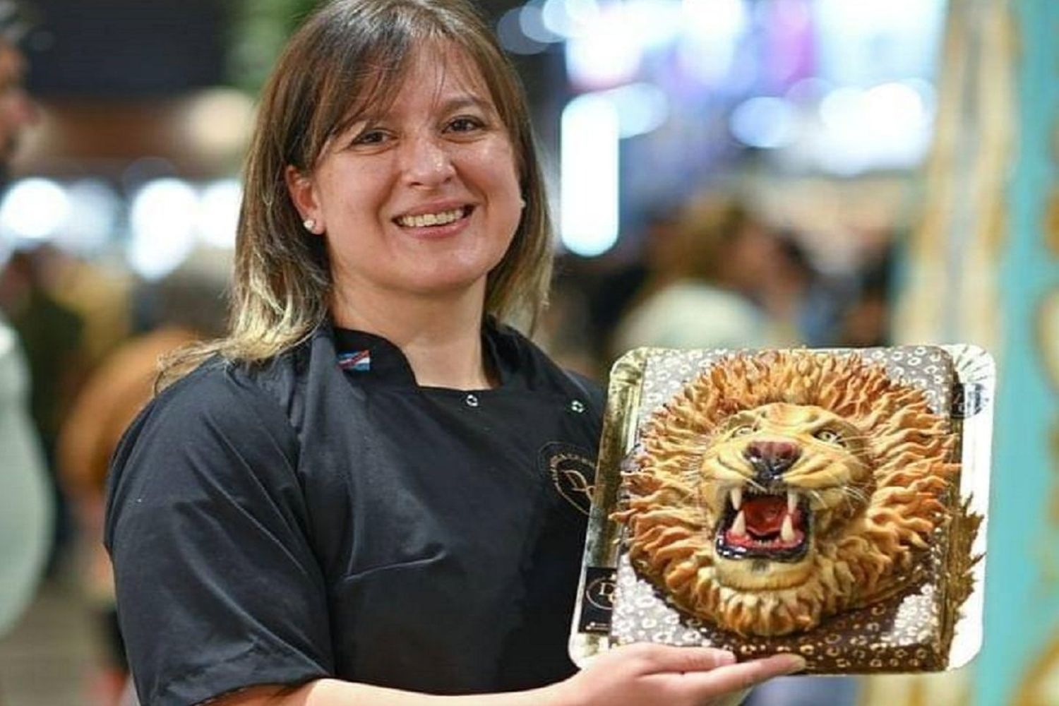 Una repostera de Gualeguaychú le regaló una de sus creaciones a Susana Giménez