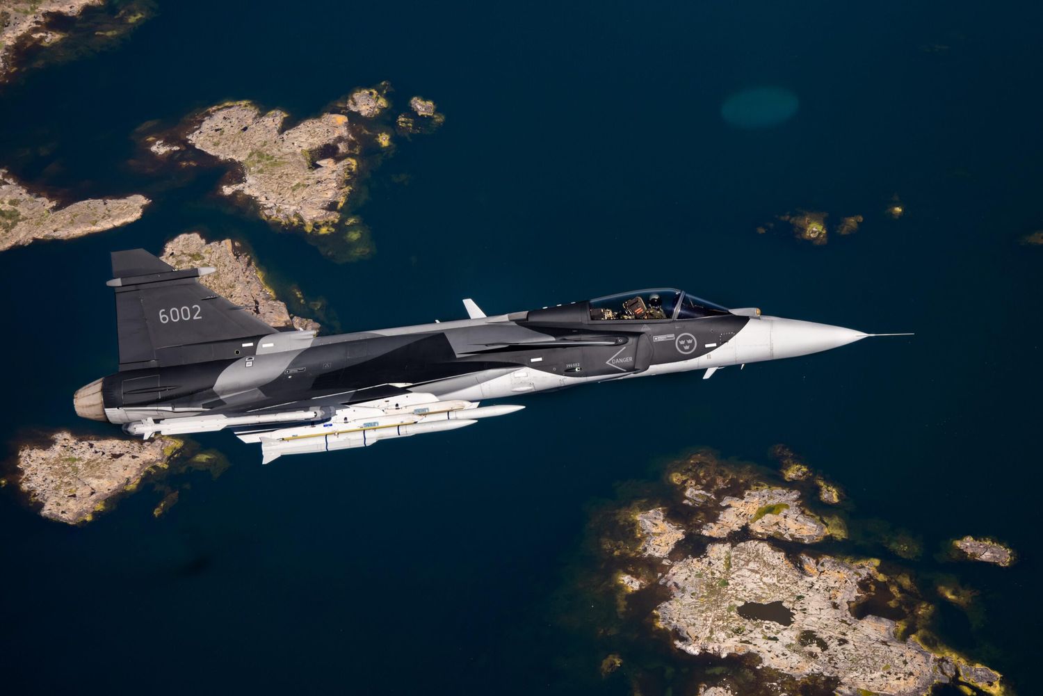 First successful live-firing of a Meteor missile from Gripen E