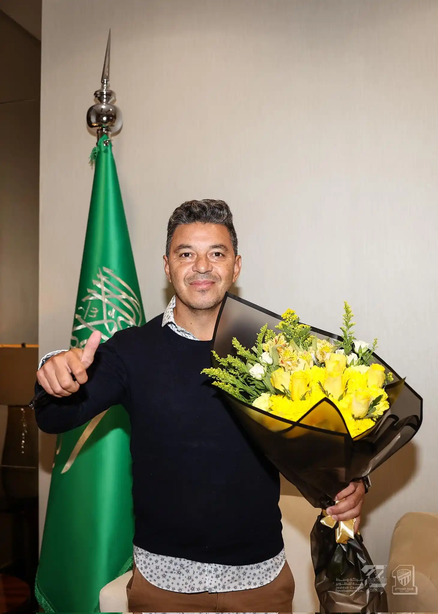 Gallardo llegó a Arabia Saudita