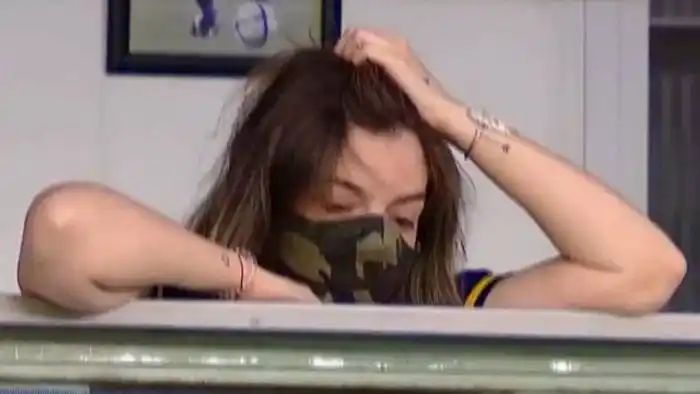 Dalma Maradona estuvo en el palco de Diego 