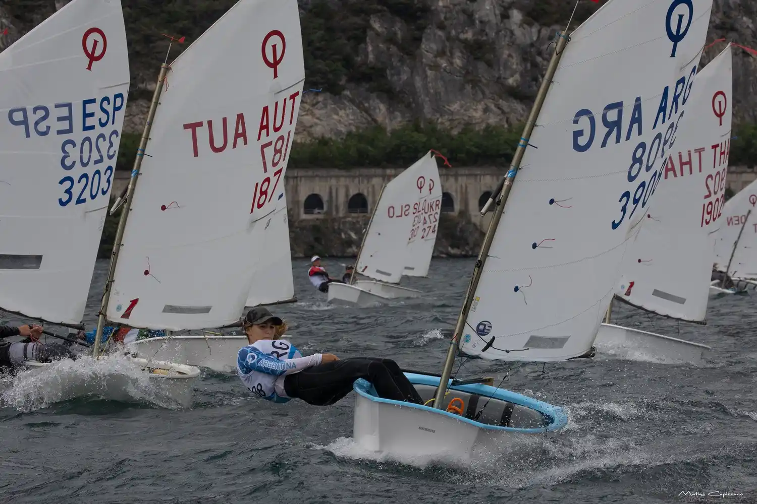 Mundial de Optimist: Francina Paz clasificó a la flota de oro