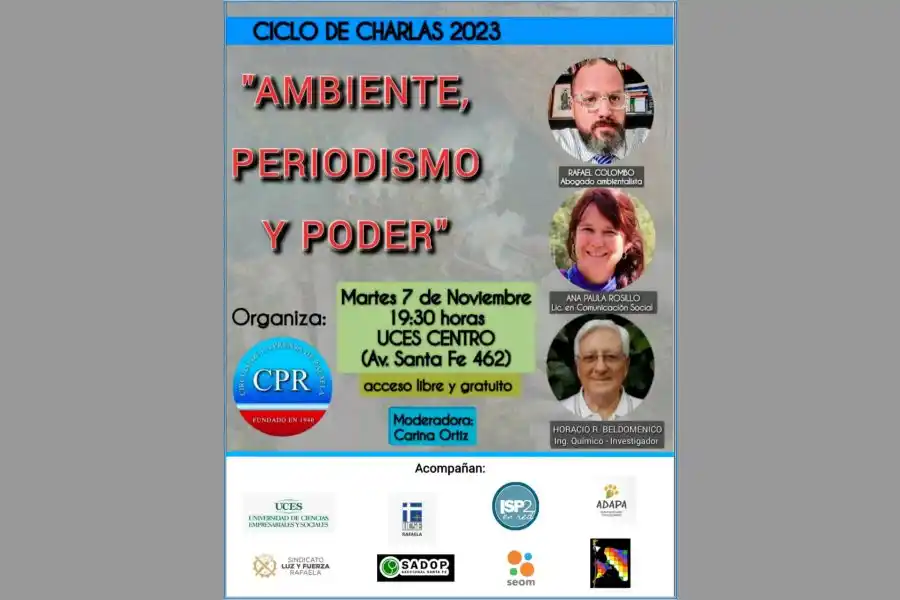 Martes 7 a las 19:30 en UCES Centro