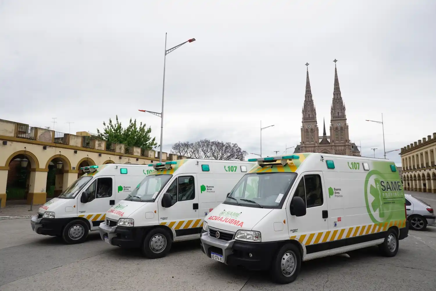 Lujan: Llegaron 3 ambulancias de alta complejidad del SAME