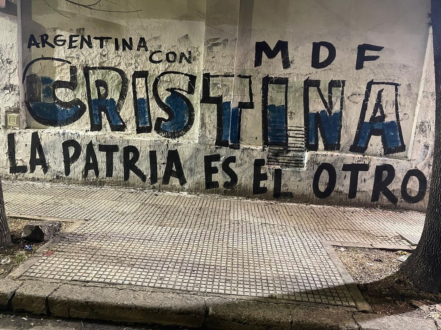 El Movimiento Derecho al Futuro junto al nombre de Cristina Kirchner