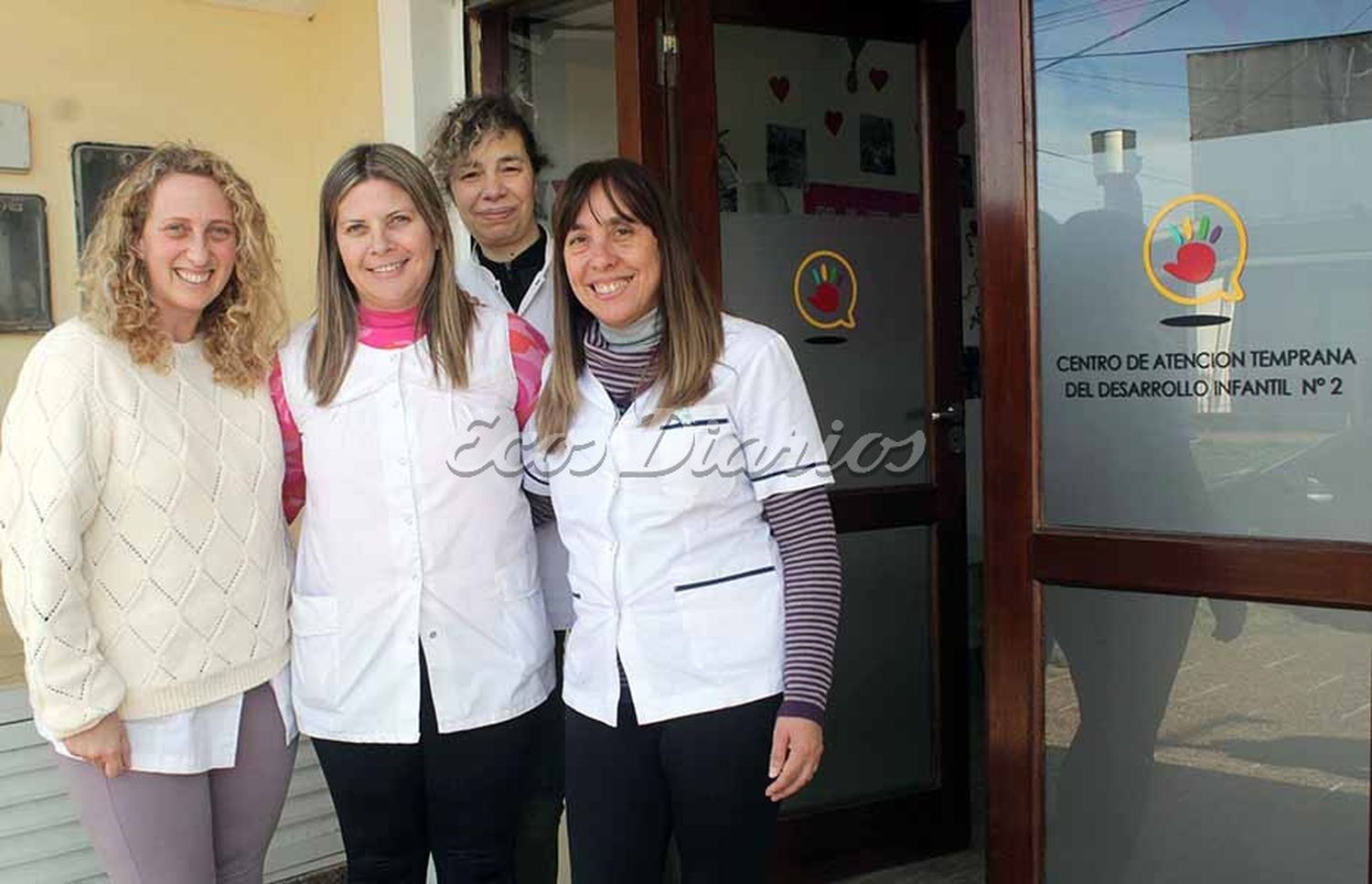 Tareas. Concurren niños de 0 a 3 años a la sede de los Catdi