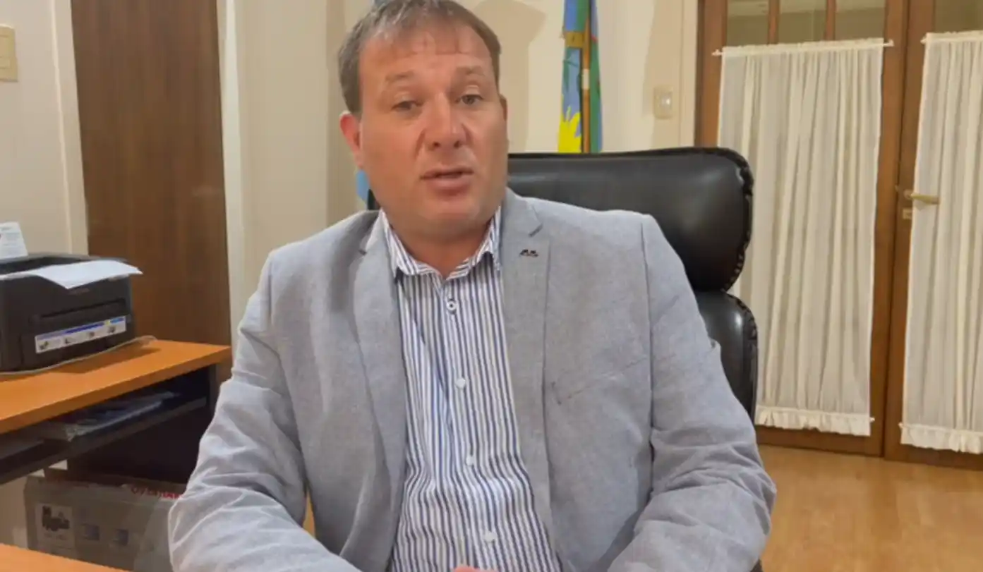 Diego Reyes grabó un video e informó a los vecinos sobre la situación financiera del municipio.