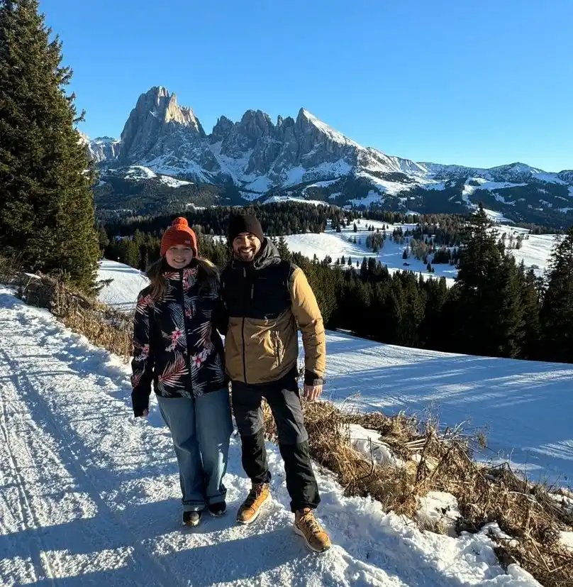 Alpe di siusi, en Ortisei, lugar donde residen actualmente-