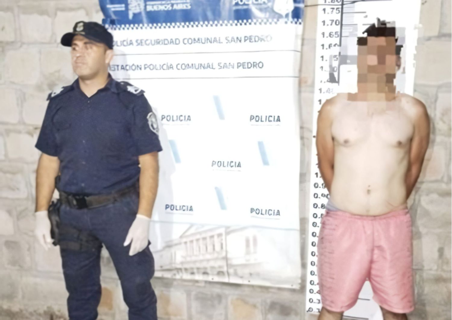 Le pegó trompadas a la madre y lo detuvieron