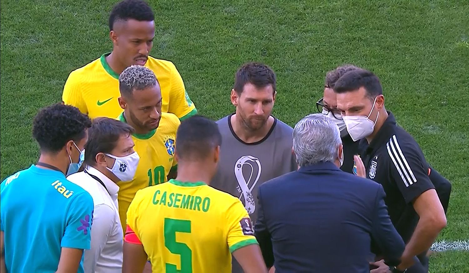 Brasil-Argentina terminó en una insólita suspensión