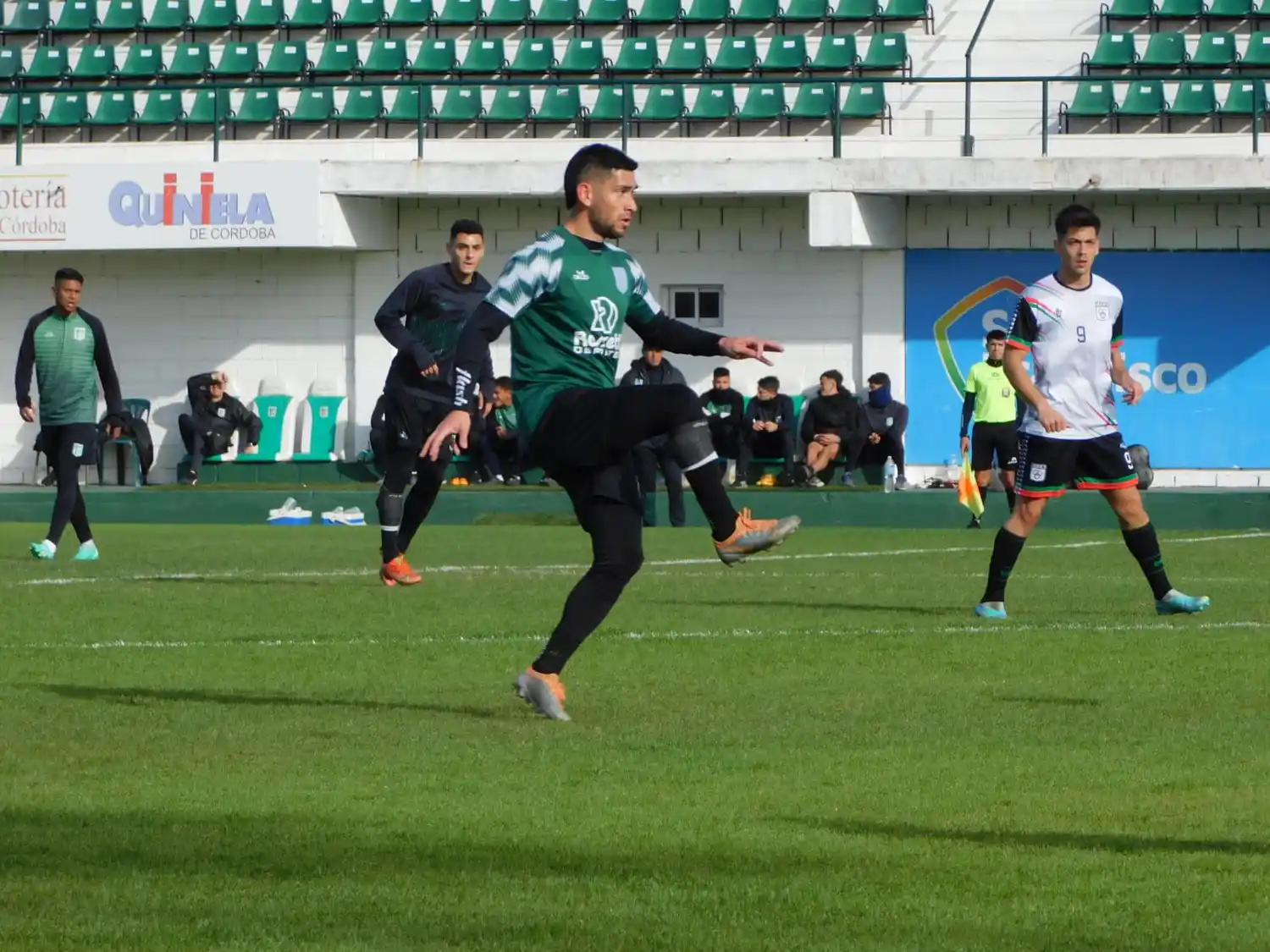 Un momento de la jornada en el estadio “Juan Pablo Francia”.