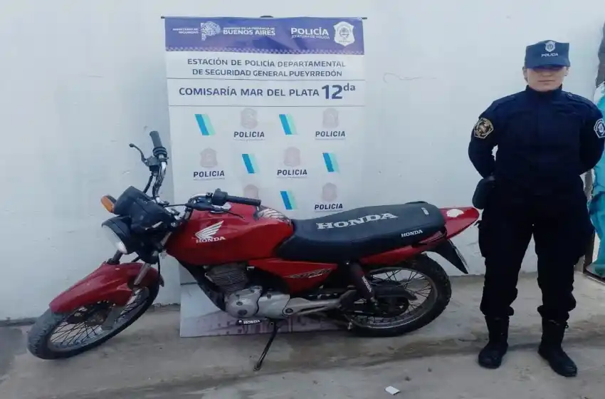 Delinquía a bordo de una moto robada