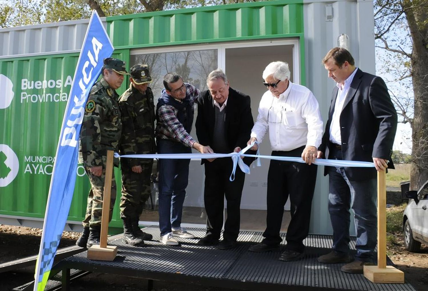 Inauguraron destacamento clave, próximo a los límites de Tandil y Ayacucho