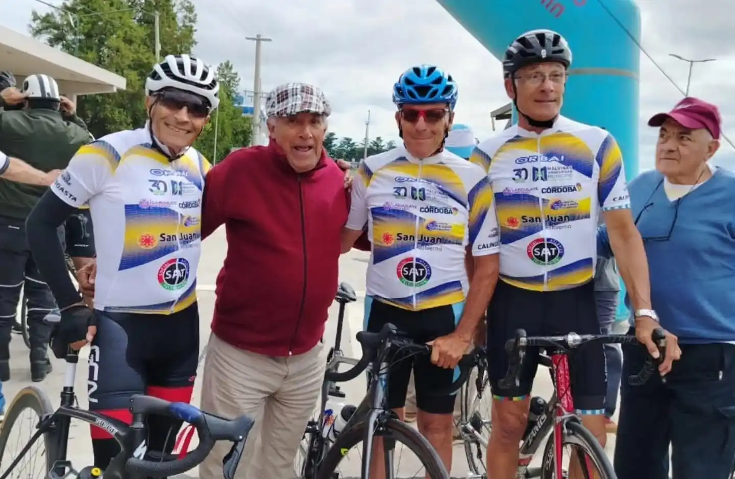 Haedo, Trillini y Alexandre en Junín