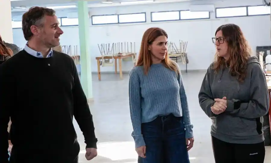 Soledad Peralta y Achával recorrieron obras en Presidente Derqui