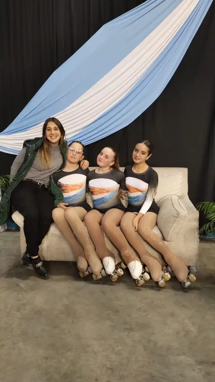 Cuatro patinadoras del Club Colegiales clasificadas en Mar del Plata