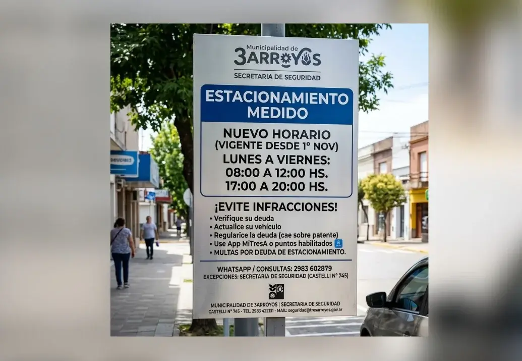 Informa la municipalidad de Tres Arroyos