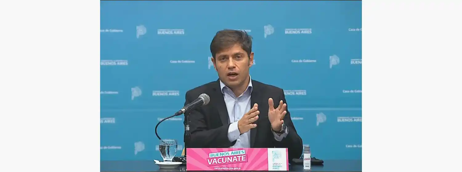 Kicillof confirmó que la Provincia aplicará las restricciones anunciadas por el Presidente