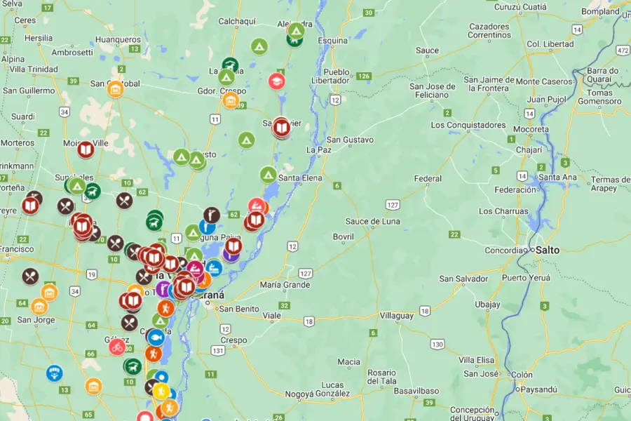 Turismo: Presentaron el Mapa Interactivo del Corredor