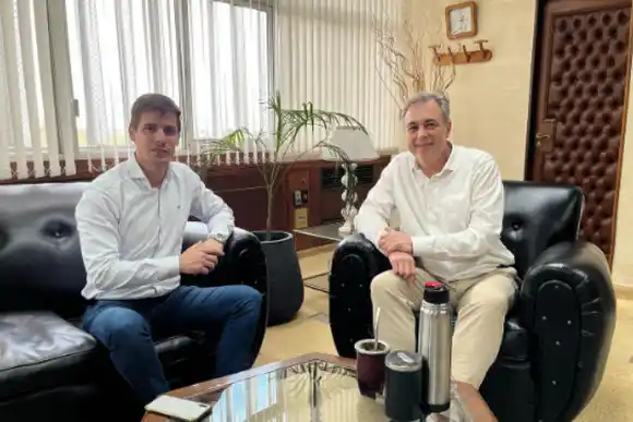 Castellano y Viotti se reunieron para hablar sobre el proceso de transición 