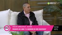Oscar Urruchua presenta su libro "El guerrero de dos Cicatrices"