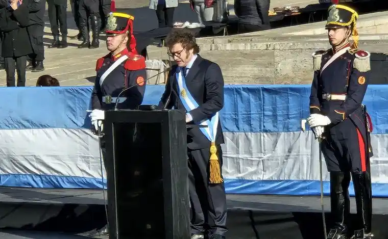 El presidente Javier Milei estuvo en Rosario