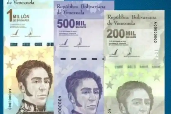 En cuatro meses el billete de 1 millón tendrá el valor de 10 centavos de dólar