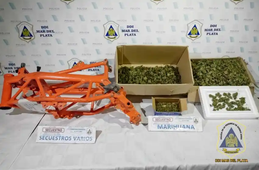 Robaron una moto y en el allanamiento encontraron marihuana
